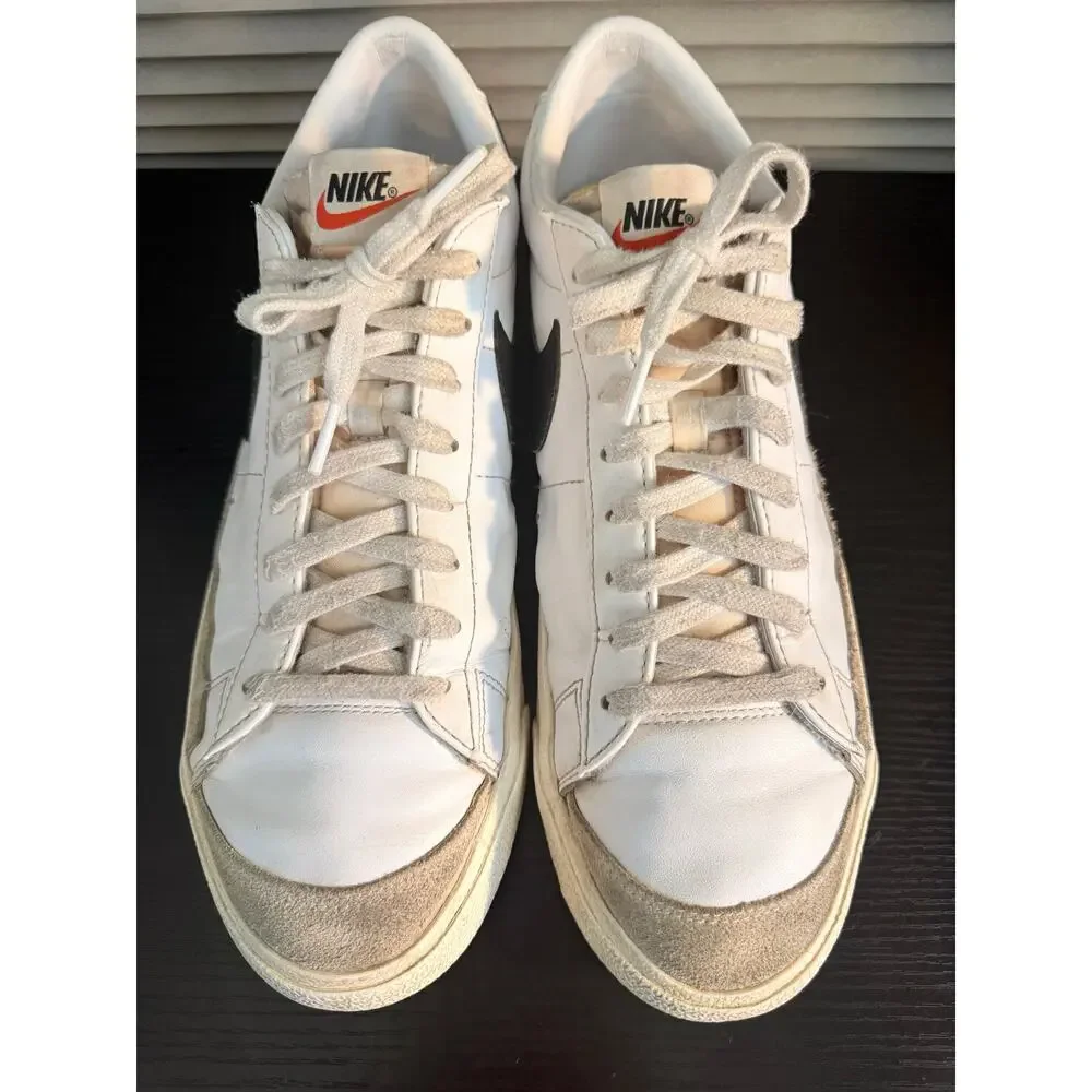 Nike Blazer Low ’77 Vintage White Black Sneakers Men’s Size 13 Classic Sneakers